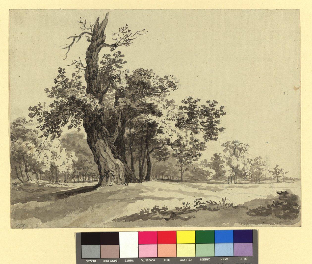 Paesaggio del Prater da Josef Kriehuber