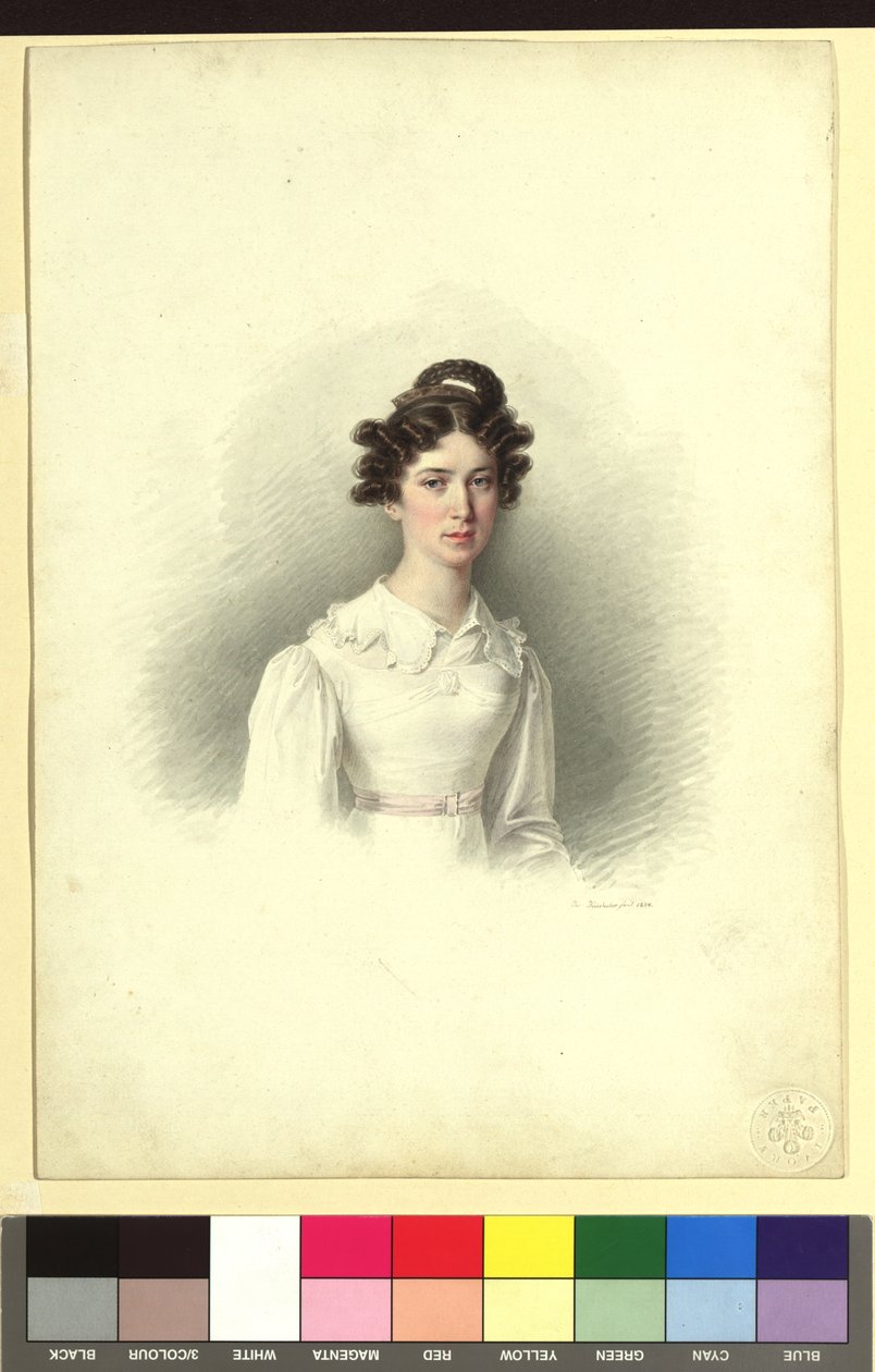 La sorella di Trentsensky da Josef Kriehuber