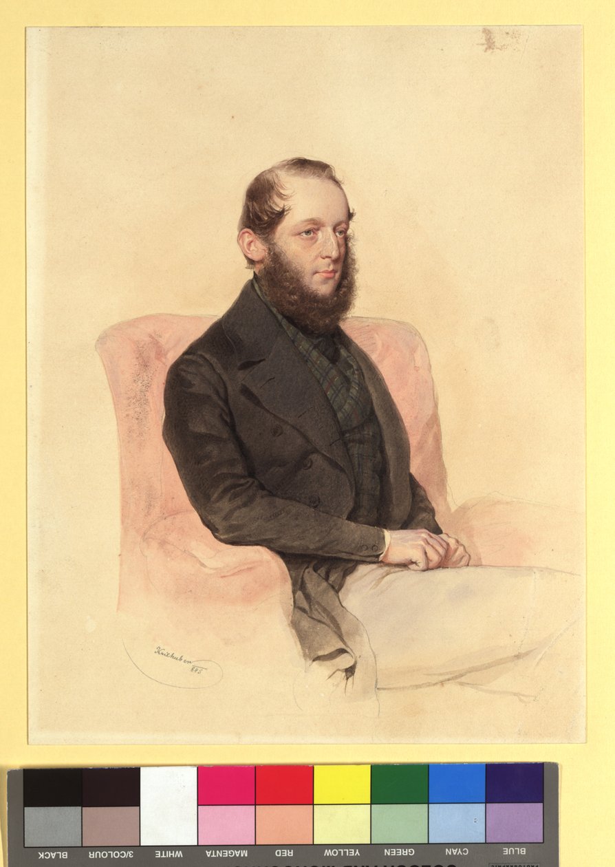 Il conte Wilhelm Clemens Westphalen zu Fürstenberg (1818-1883) da Josef Kriehuber