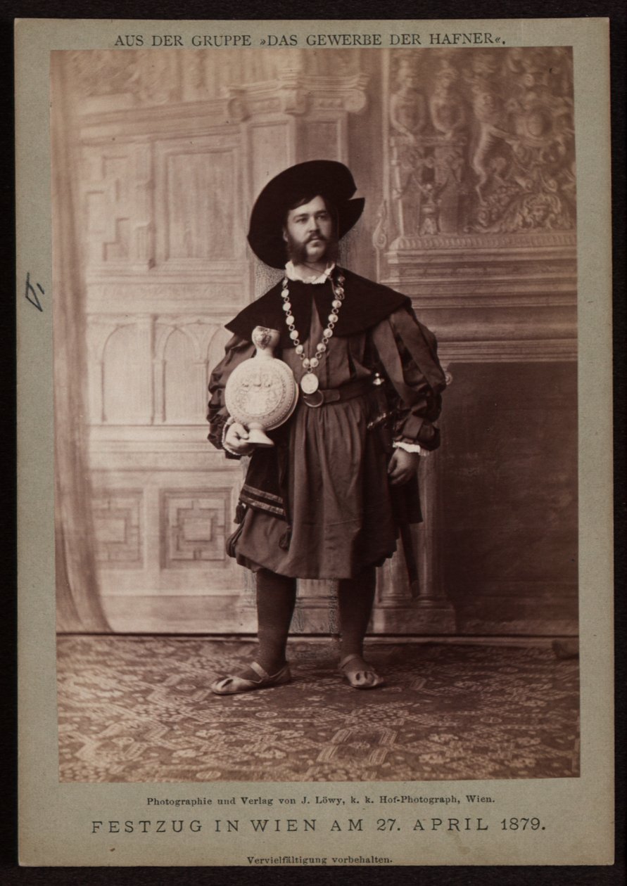 Jean Roth, fumista alla sfilata del Makart del 1879 da Josef Löwy