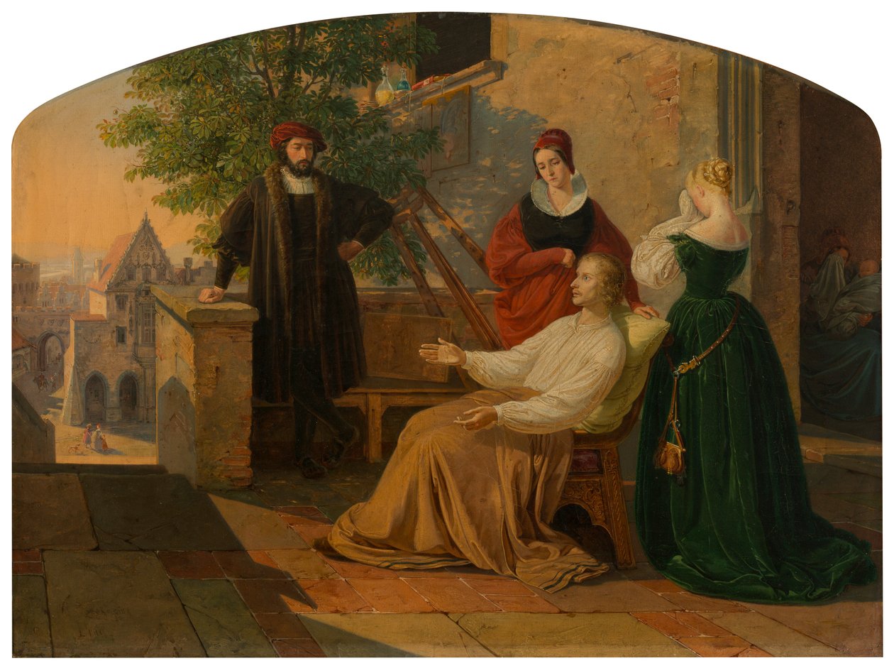 Gli ultimi momenti di Lucas van Leyden da Josef Mánes