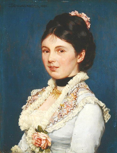Ritratto di una Signora da Josef Scheurenberg
