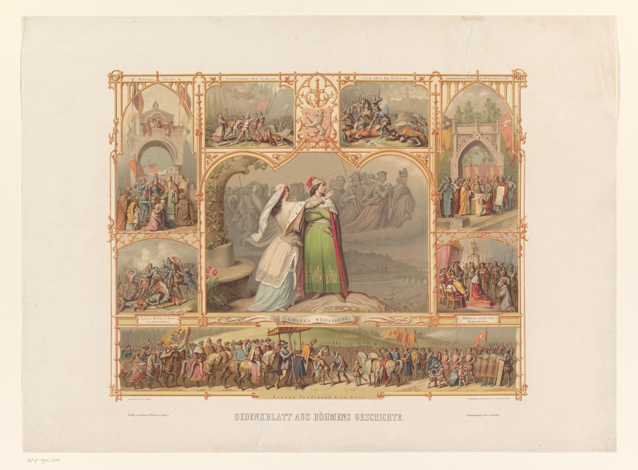 Scene dalla storia della Boemia da Josef Vojtech Hellich