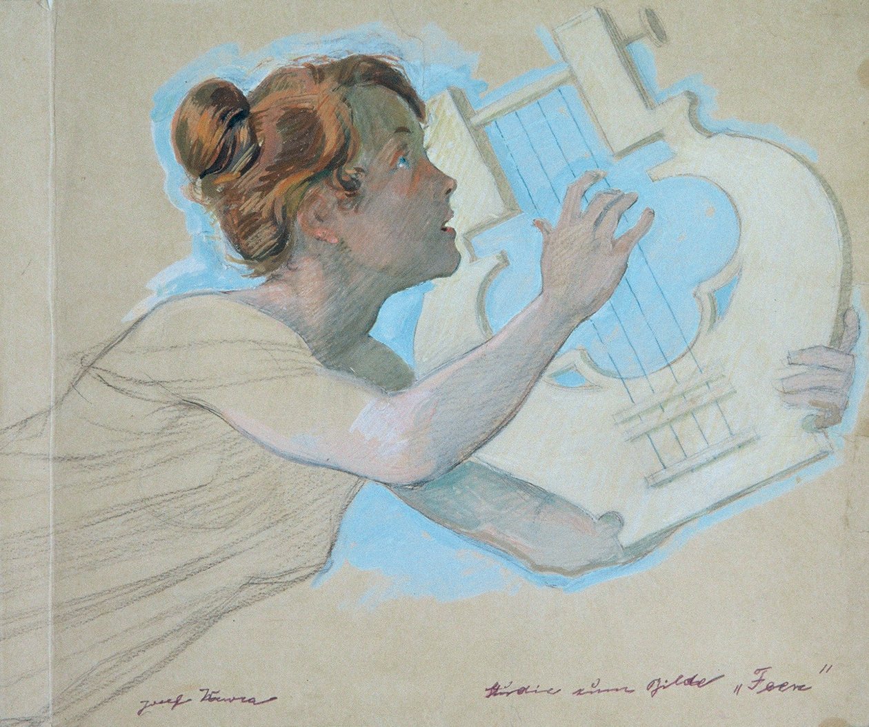 Studio per il quadro: Fate da Josef Wawra