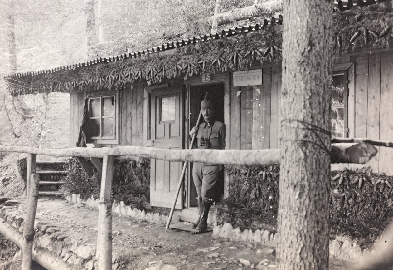 Album "Meine weltkriegs - Erinnerungen South-West Front (Carinzia, Italia, Trentino-Alto Adige) 31/03/1915-12/11/1918 - Josef Zohles Wien": ufficio di comando da Josef Zohles
