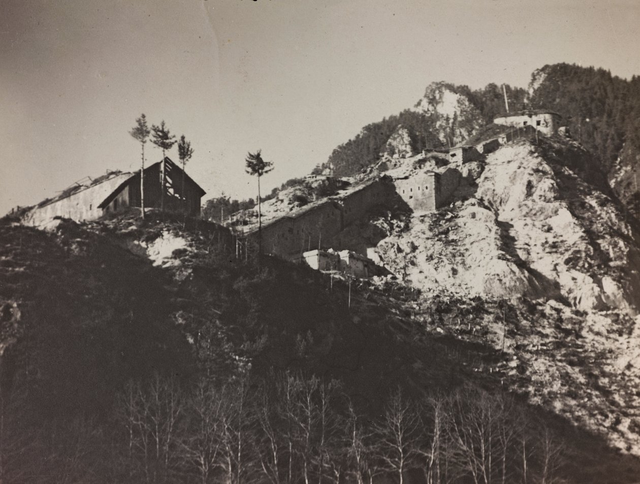 Album "Meine weltkriegs - Erinnerungen South-West Front (Carinzia, Italia, Trentino-Alto Adige) 31/03/1915-12/11/1918 - Josef Zohles Wien": Forte Hensel da Josef Zohles