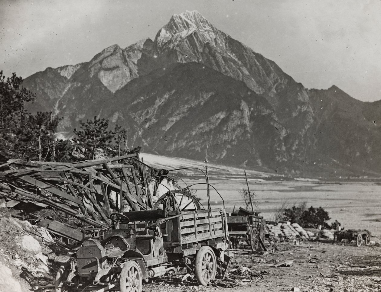 Album "Meine weltkriegs - Erinnerungen Front Sud-Ovest (Carinzia, Italia, Trentino-Alto Adige) 31/03/1915-12/11/1918 - Josef Zohles Wien": sul fiume Tagliamento da Josef Zohles