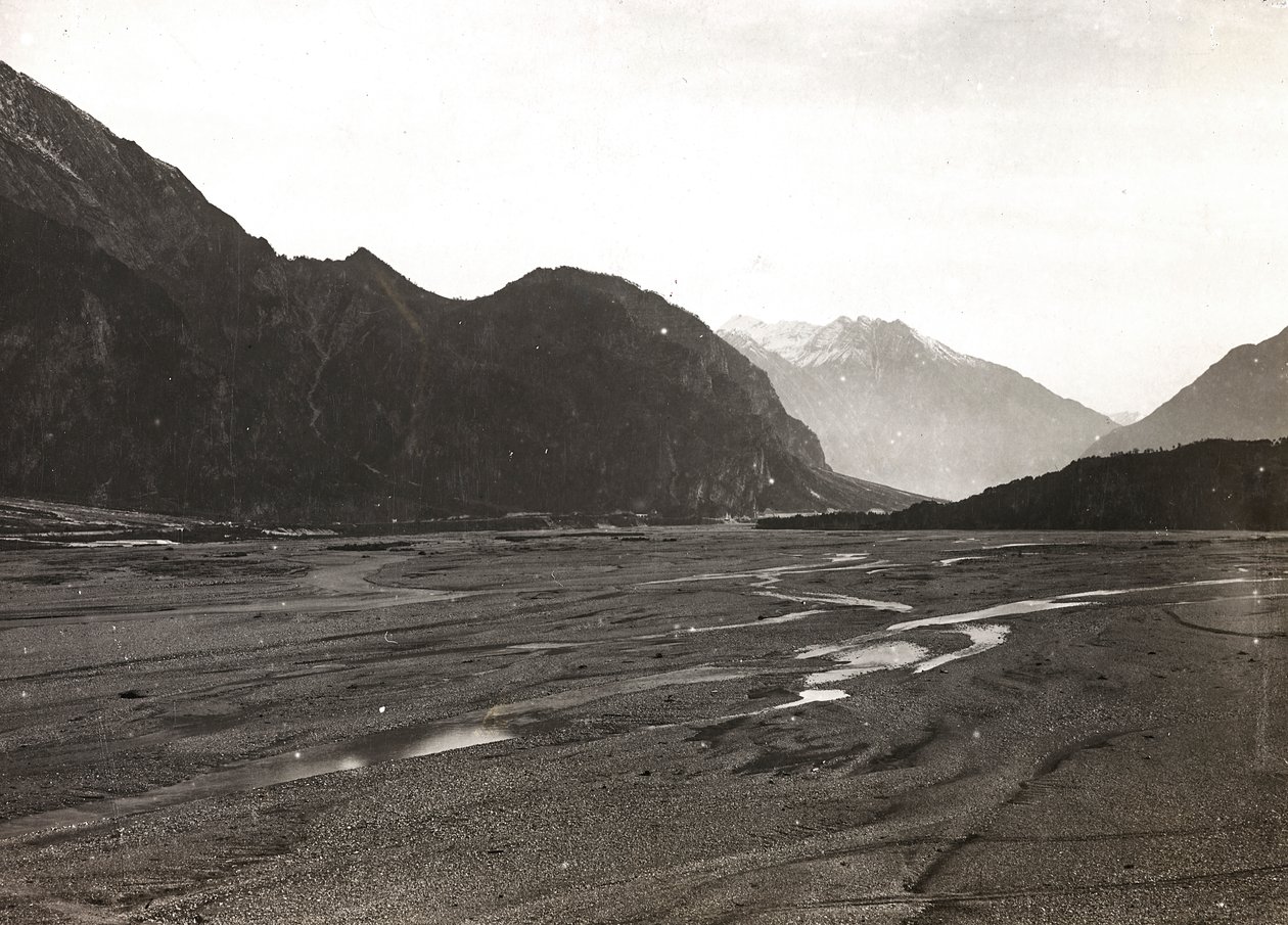 Album "Meine weltkriegs - Erinnerungen Front Sud-Ovest (Carinzia, Italia, Trentino-Alto Adige) 31/03/1915-12/11/1918 - Josef Zohles Wien": il fiume Tagliamento a Mo da Josef Zohles