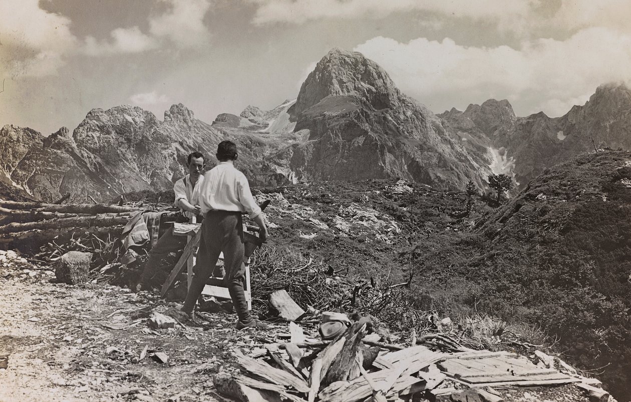 Album Meine weltkriegs - Erinnerungen Fronte Sud-Ovest (Carinzia, Italia, Trentino-Alto Adige) 31.03.1915 da Josef Zohles