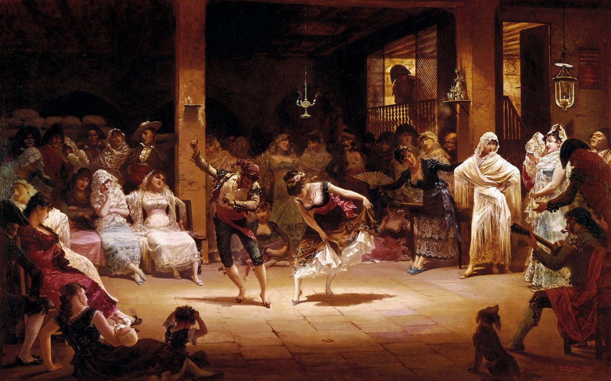 La danza della lampada a olio da Josep Llovera Bofill