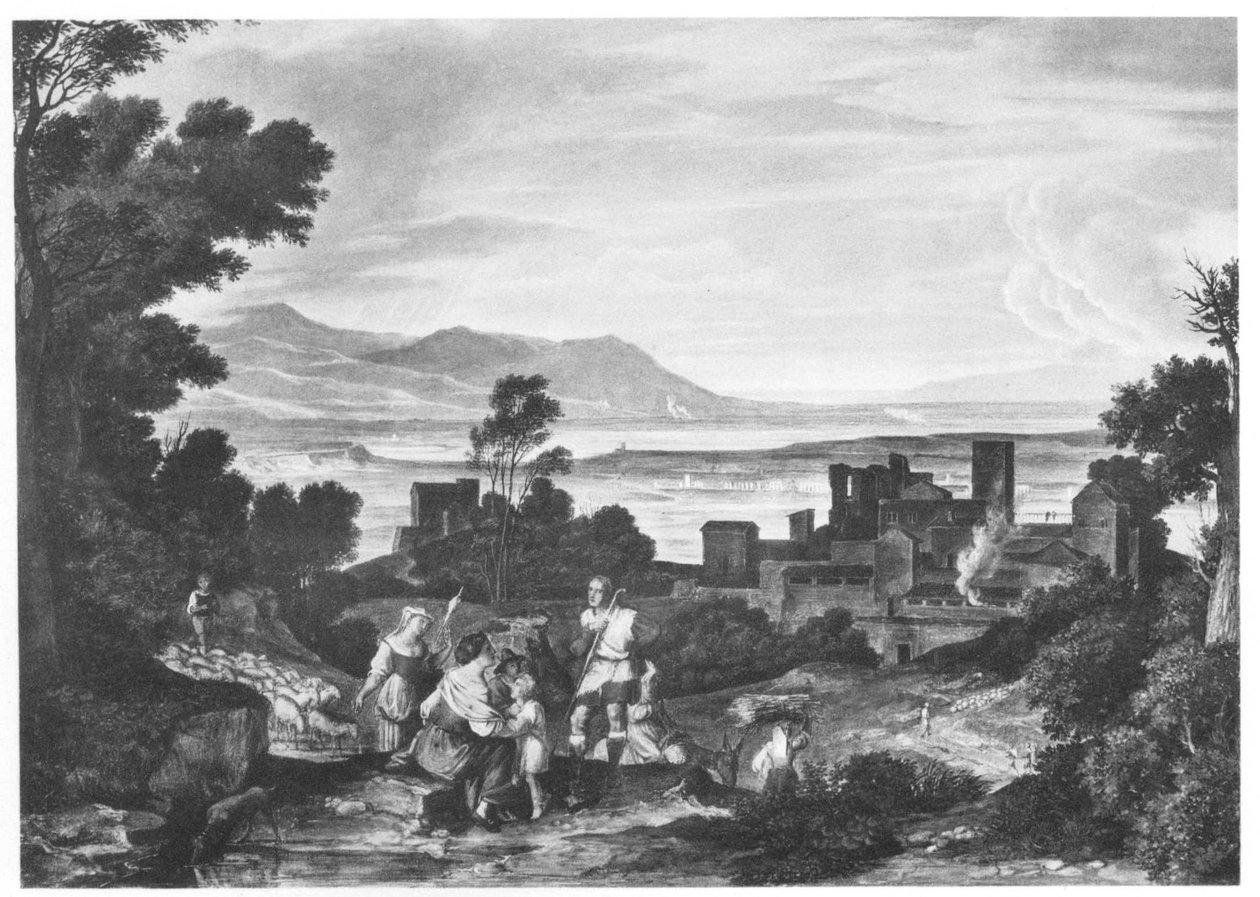 Paesaggio vicino a Olevano da Joseph Anton Koch