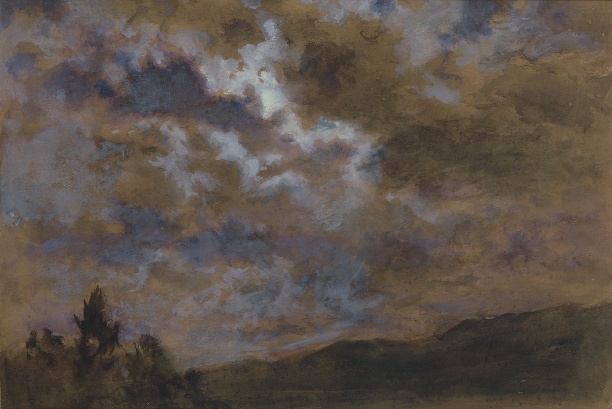 Un cielo che si oscura da Joseph Severn