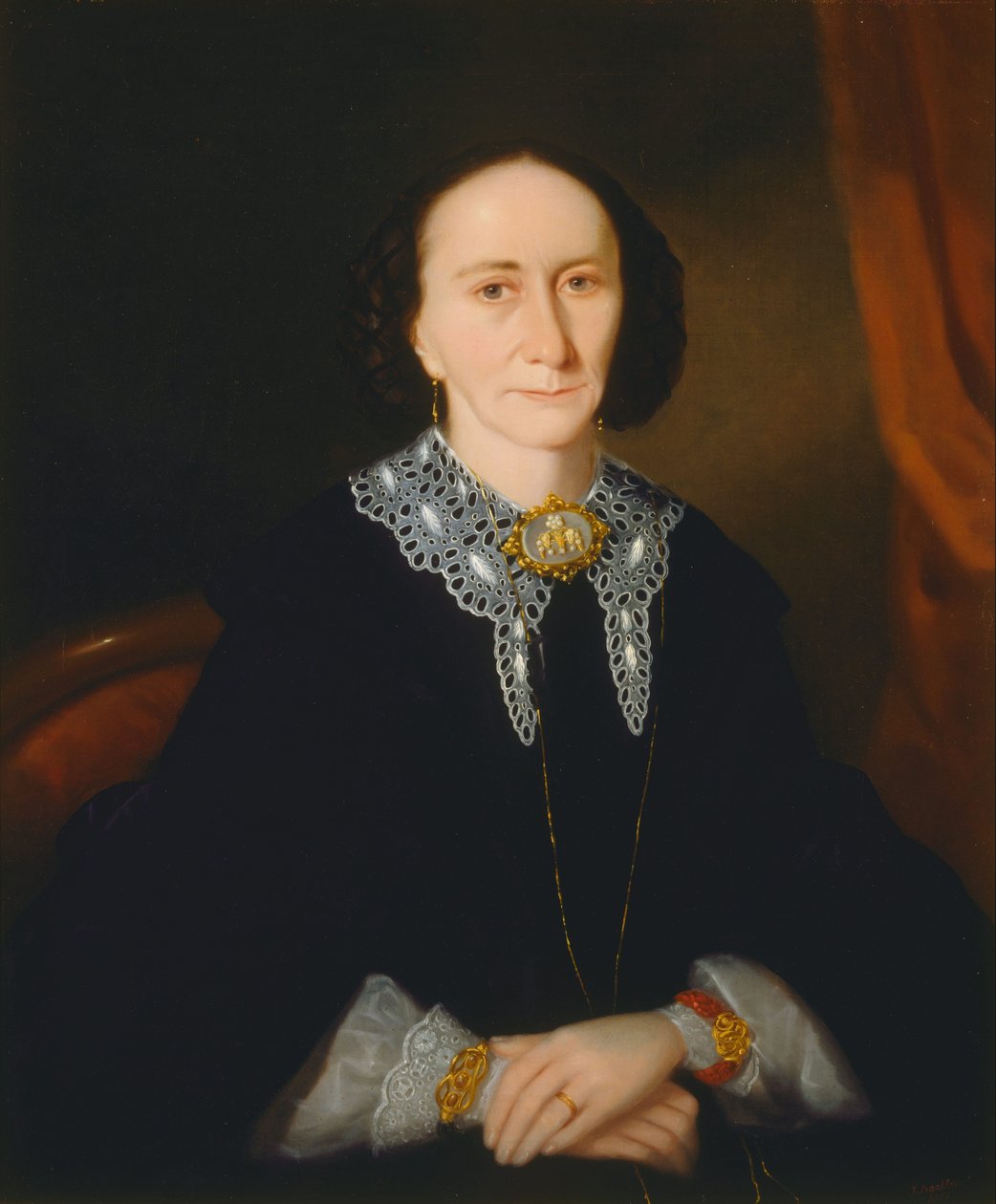 Ritratto di una donna (Elizabeth Collins) da Joseph Backler