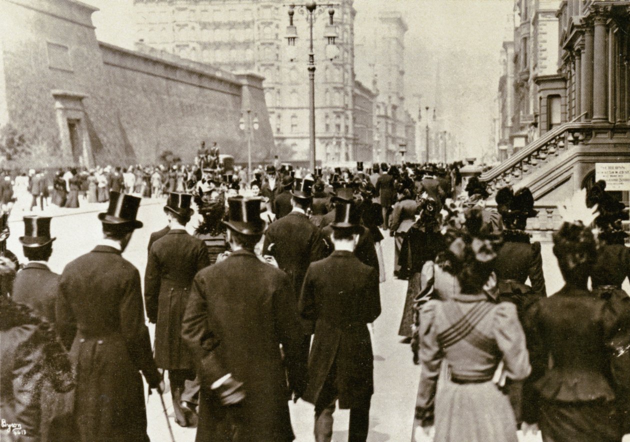 Domenica di Pasqua sulla 5th Ave., New York City, 1898 da Joseph Byron