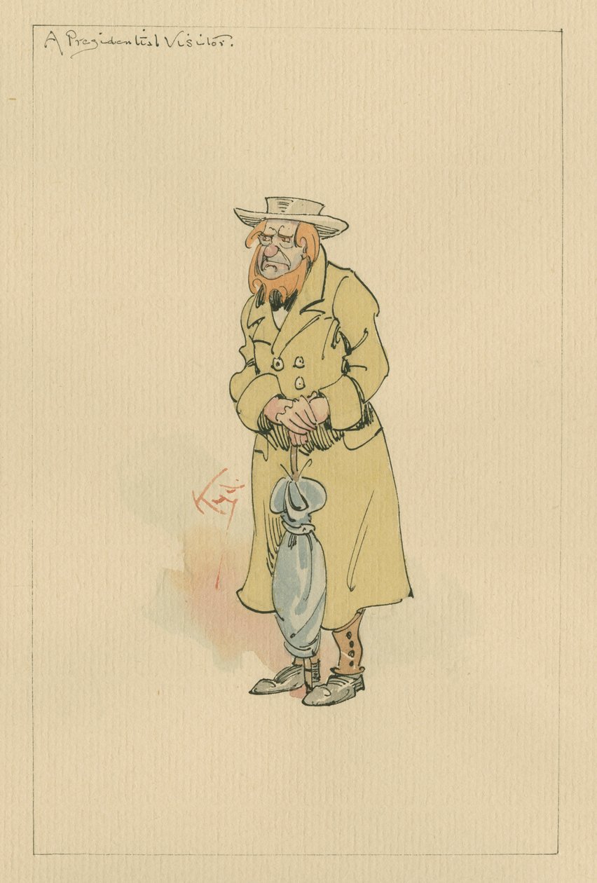 Un Visitatore Presidenziale, c.1920 da Joseph Clayton Clarke
