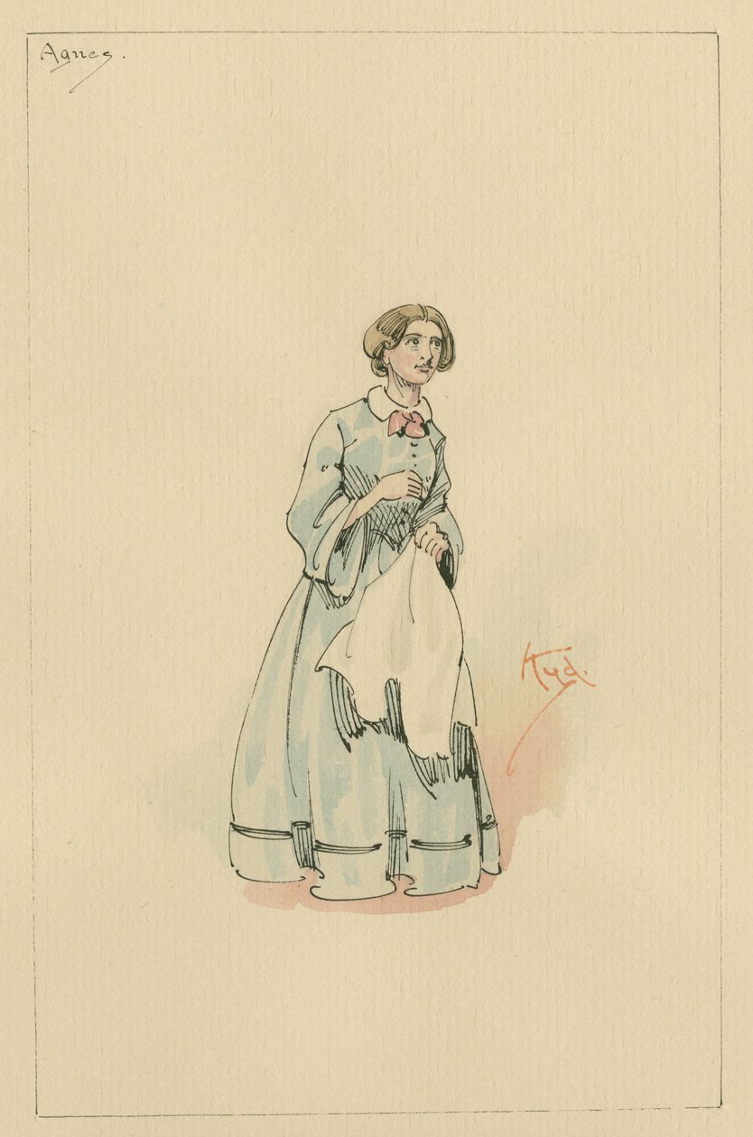 Agnes Wickfield da Joseph Clayton Clarke