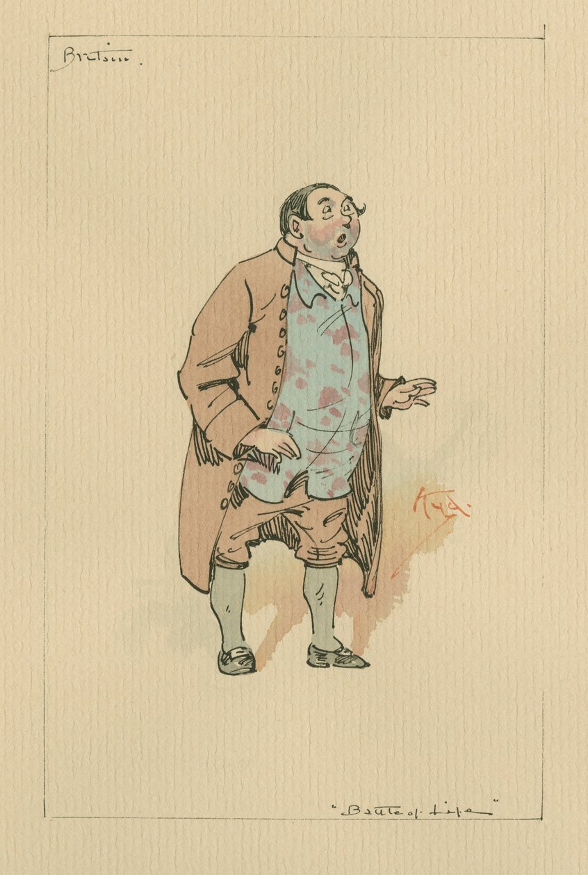 Ben Britain - La battaglia della vita, c.1920s da Joseph Clayton Clarke
