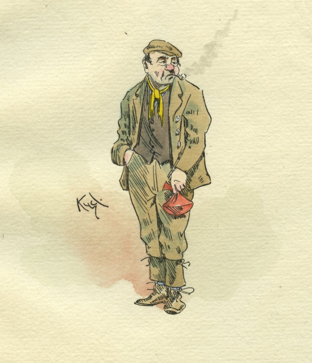 Personaggio da Oliver Twist da Joseph Clayton Clarke