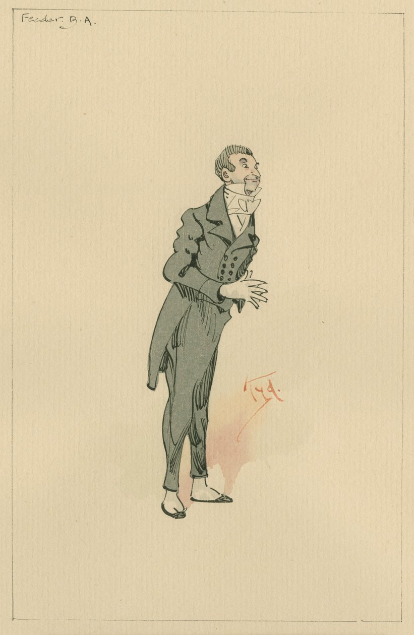 Mr B. A. Feeder, c.1920s da Joseph Clayton Clarke