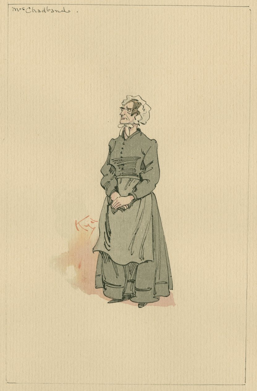 Mrs Chadband, c.1920s da Joseph Clayton Clarke