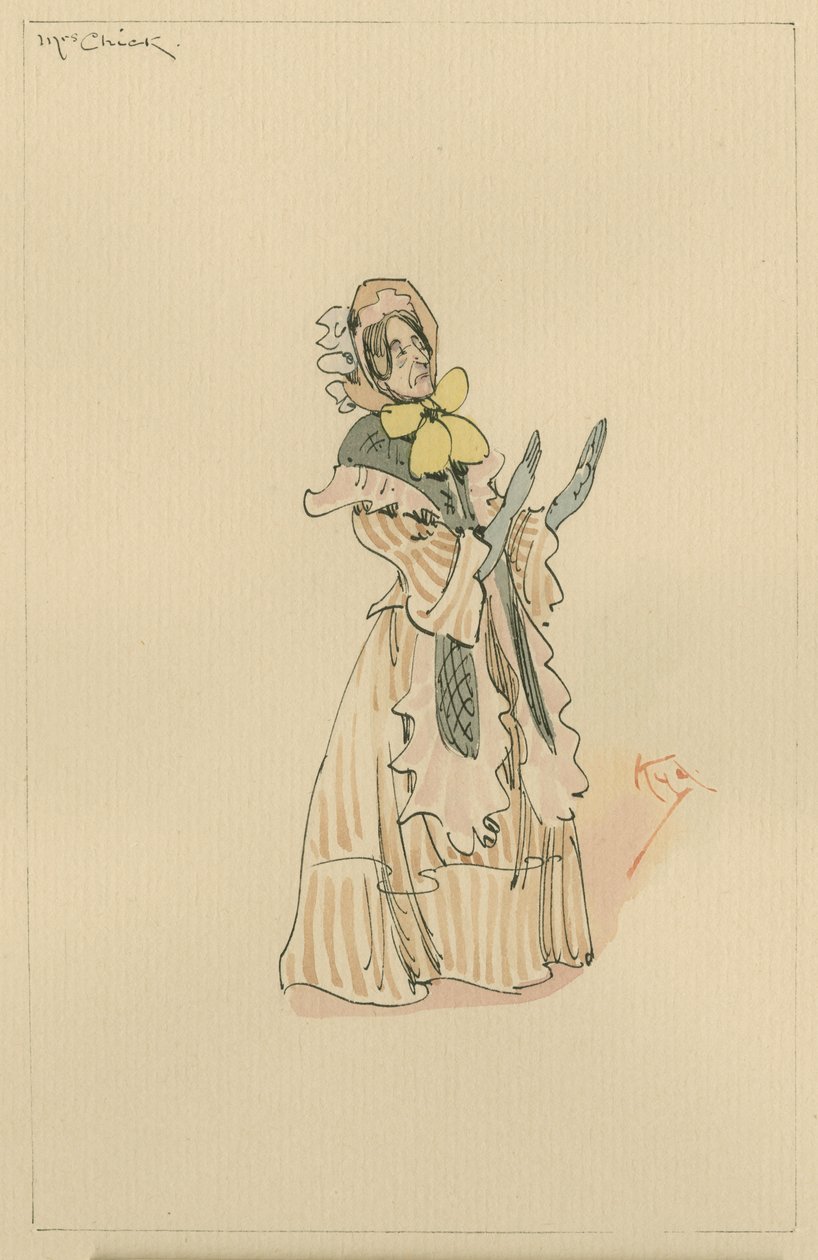 Mrs Chick, c.1920s da Joseph Clayton Clarke