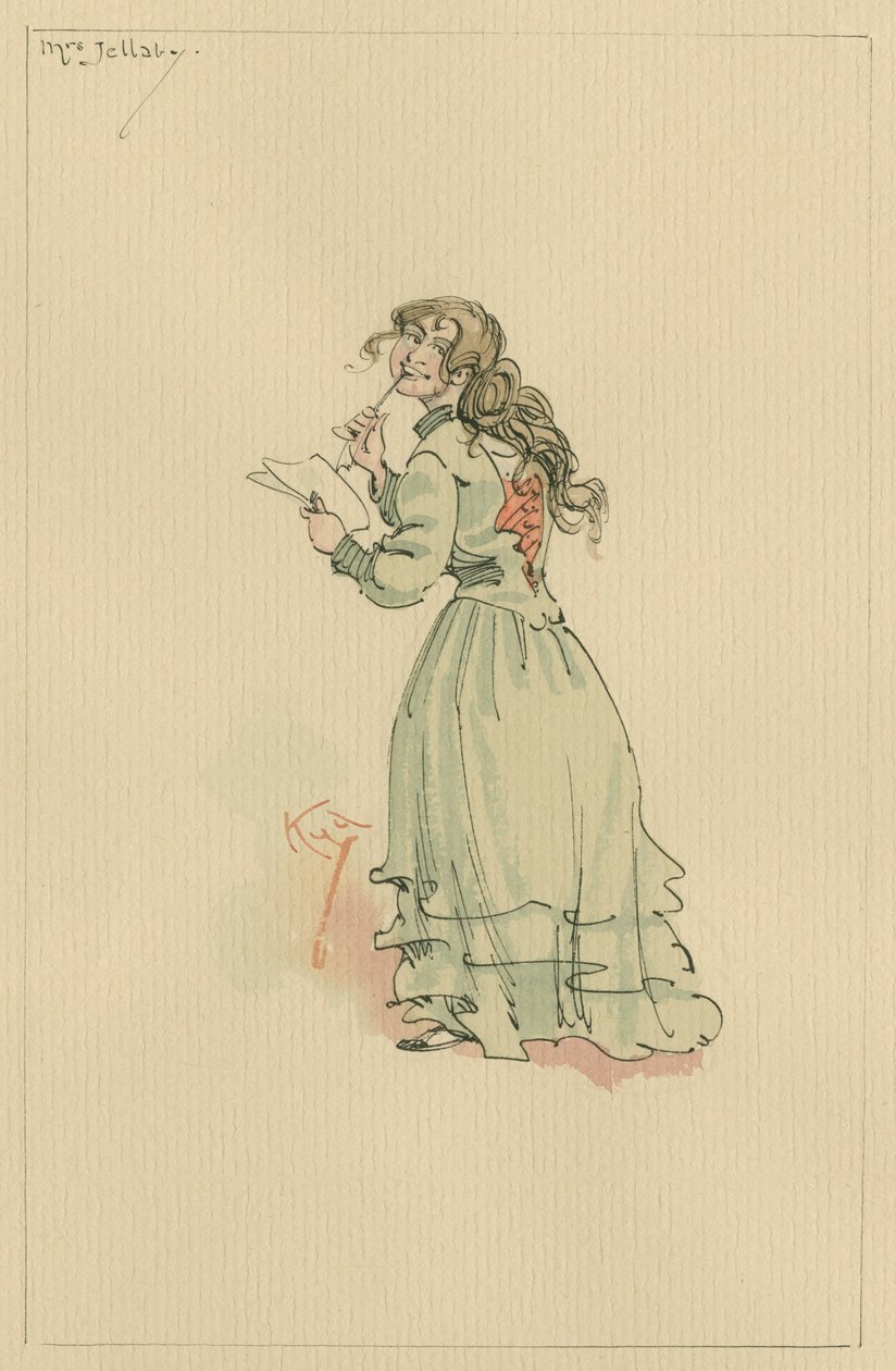 Mrs Jellaby, c.1920 da Joseph Clayton Clarke