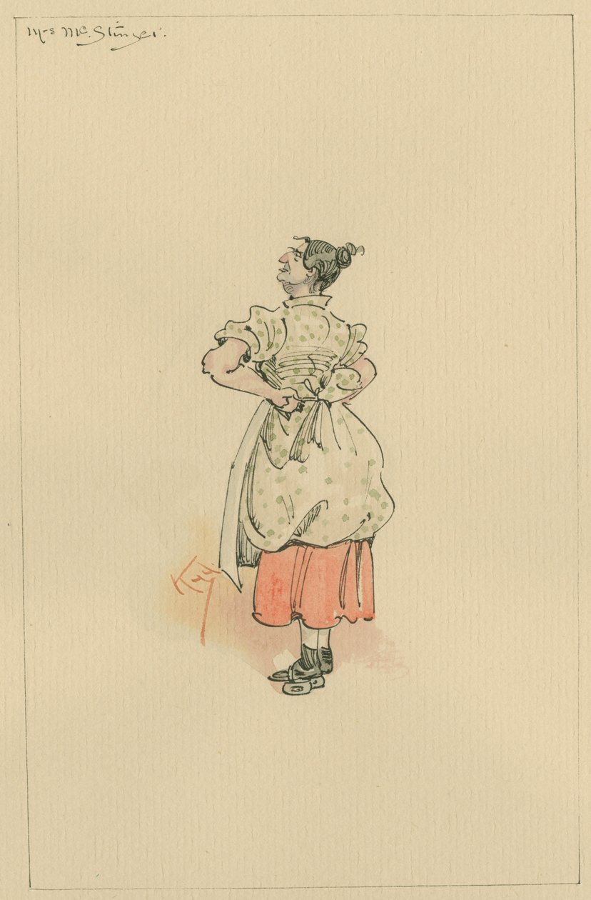 Mrs MacStinger, c.1920s da Joseph Clayton Clarke