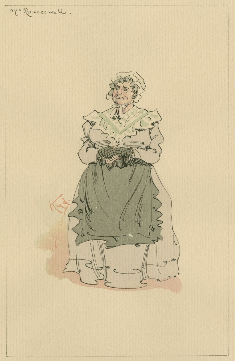 Signora Rouncewell, c.1920s da Joseph Clayton Clarke
