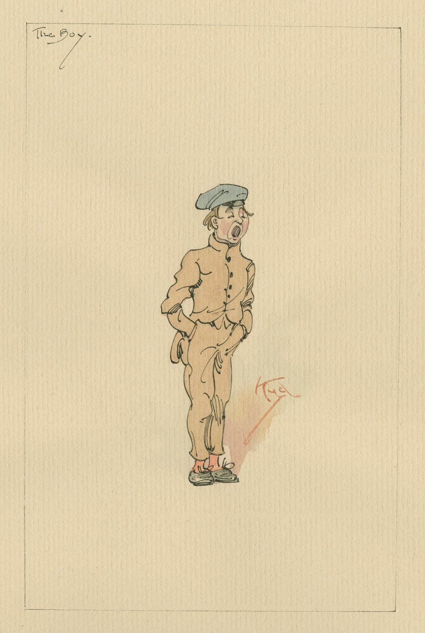 Il ragazzo, c.1920s da Joseph Clayton Clarke