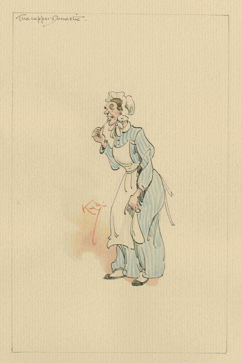 Il domestico superiore, c.1920s da Joseph Clayton Clarke
