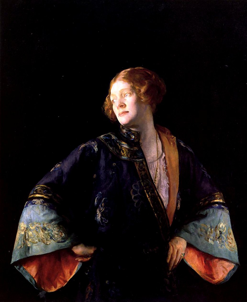 Il kimono blu, 1922 da Joseph DeCamp