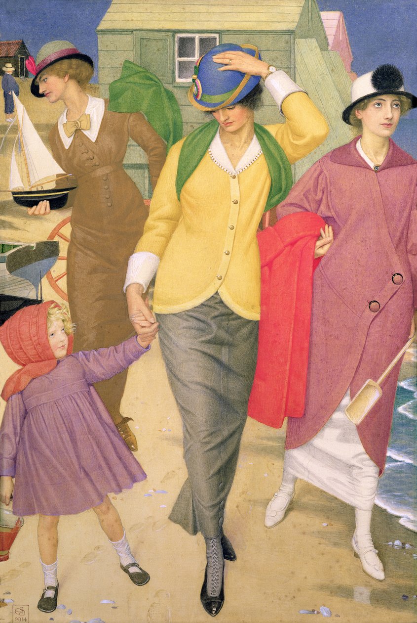 Lungo la riva, 1914 da Joseph Edward Southall