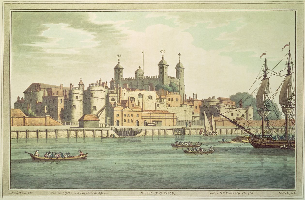 Torre di Londra, 1795 da Joseph Farington