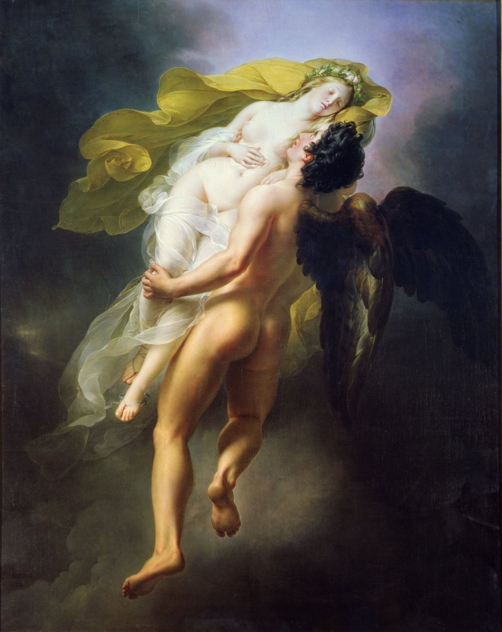 Borea rapisce Oreithyia, 1822 da Joseph Ferdinand Lancrenon