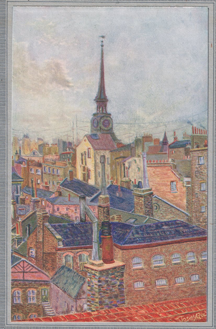 Dalla mia finestra, da Allies in Art pubblicato c.1925 da Joseph Gee