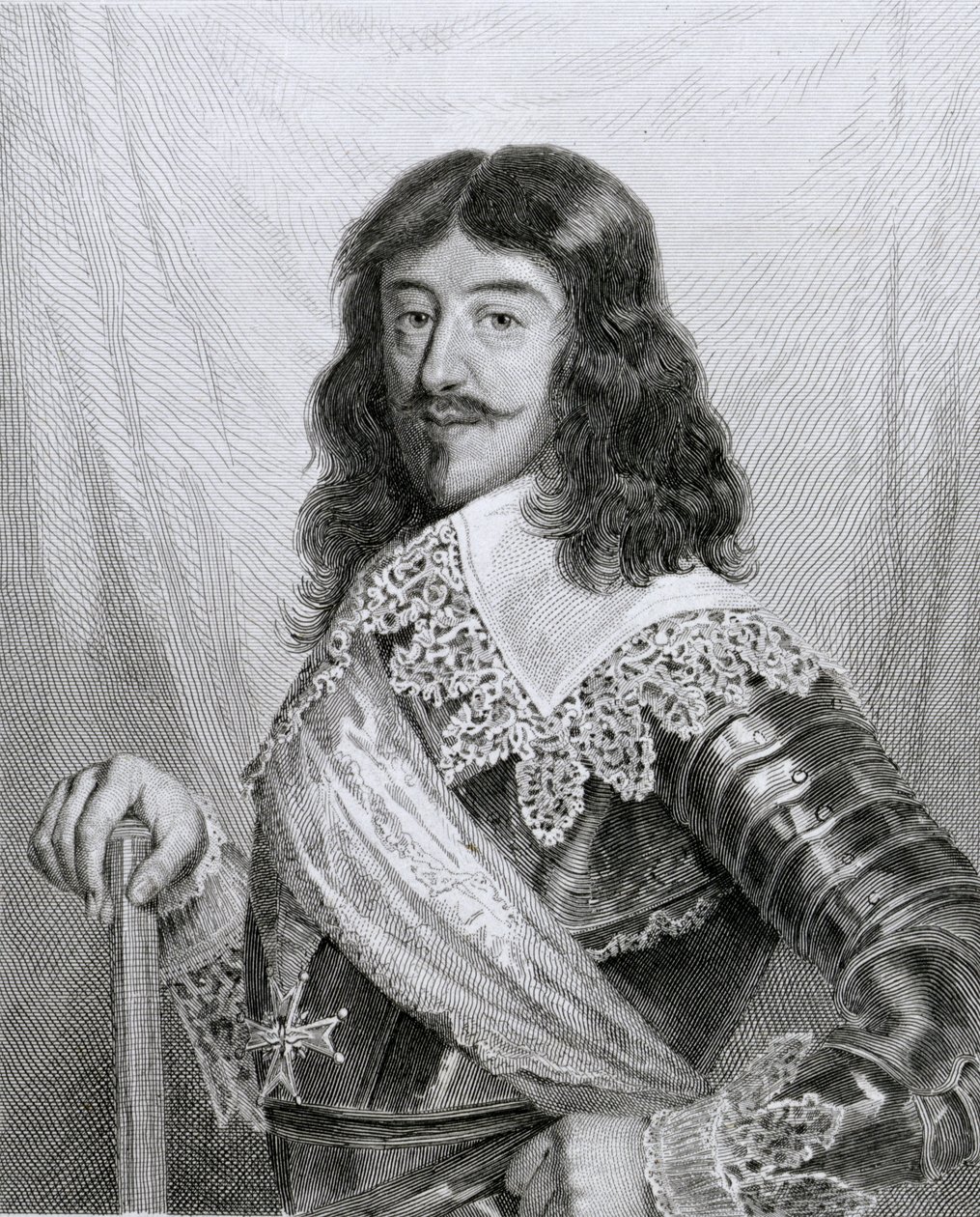 Luigi XIII (1601-43) re di Francia, inciso da Pannier da Joseph Leon Rolland de Lestang Parade