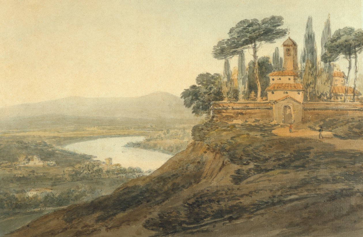 Una villa italiana da Joseph Mallord William Turner