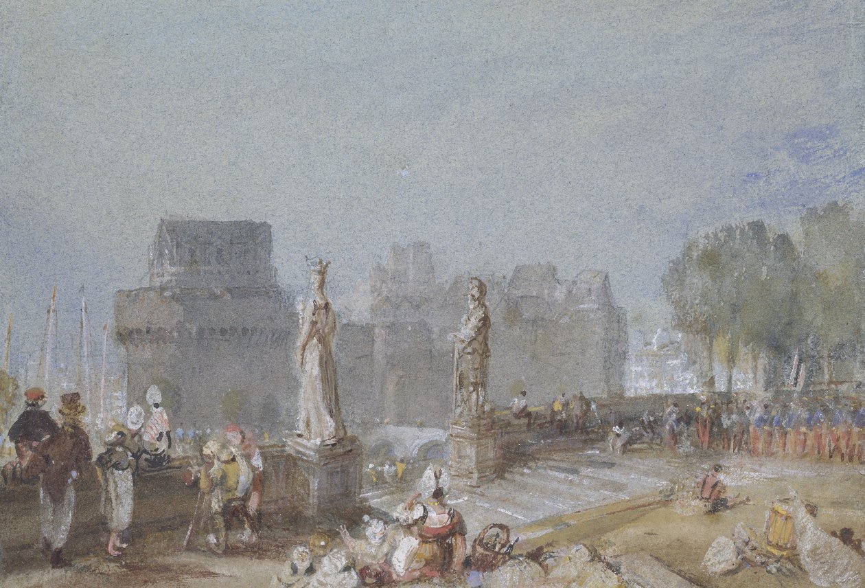 Castello di Nantes, c. 1830 da Joseph Mallord William Turner