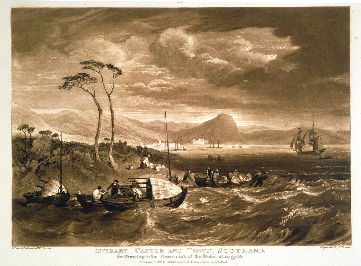 F.65.I Castello e città di Inverary, dal 