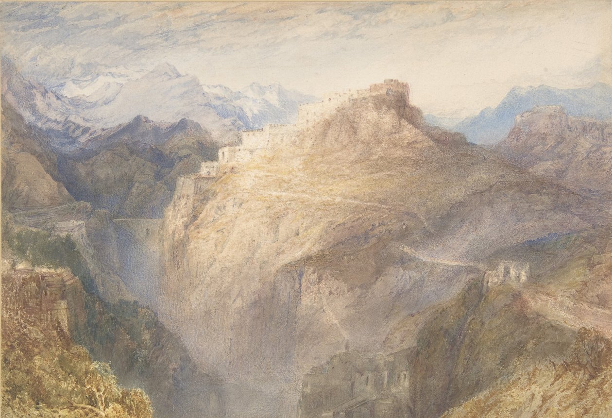 Forte di Lessillon, Val de la Maurienne, Francia da Joseph Mallord William Turner