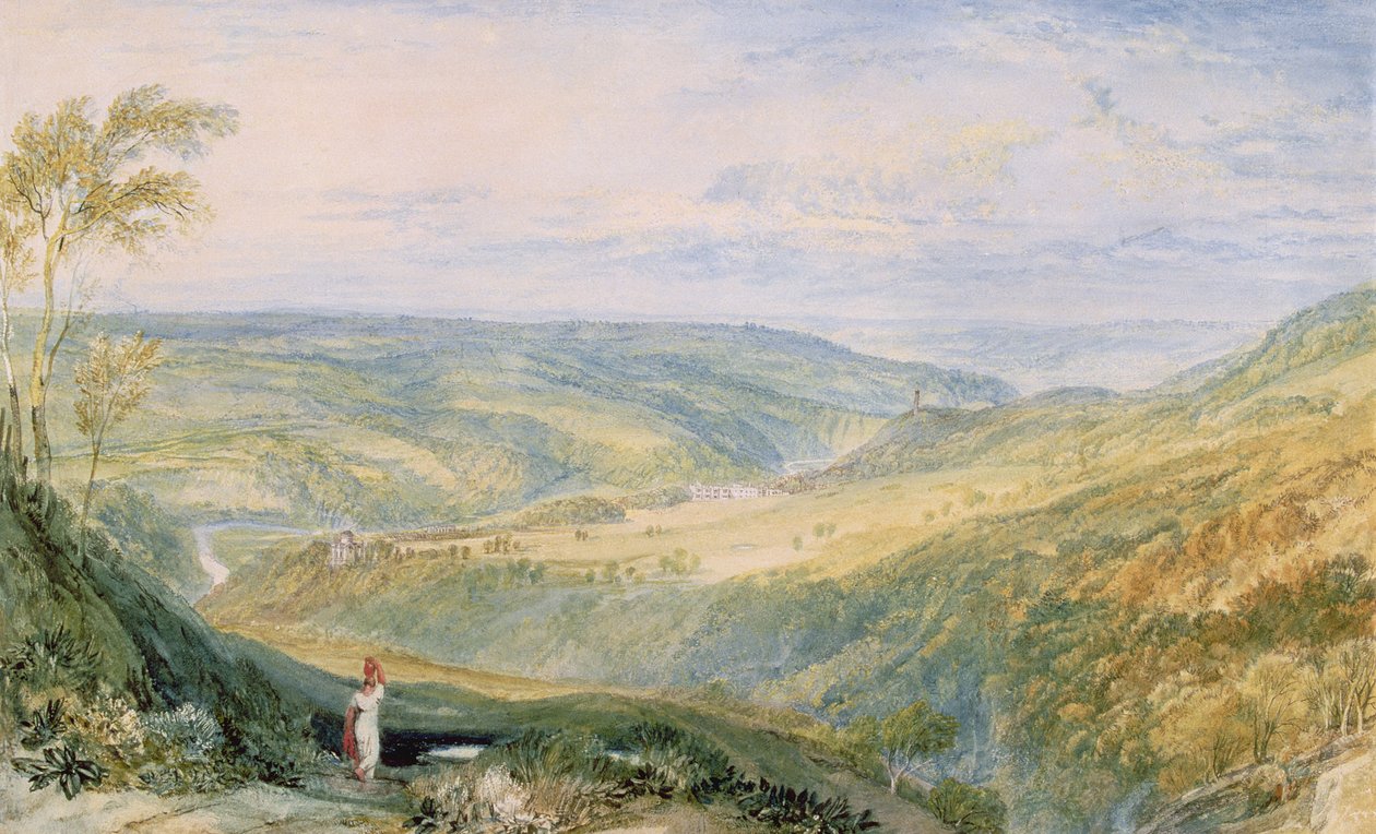 Gibside, County Durham dal Sud da Joseph Mallord William Turner