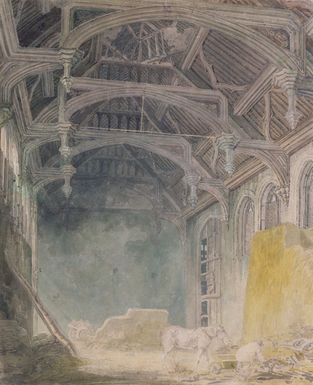 Interno del Palazzo di San Giovanni, Eltham, c.1793 da Joseph Mallord William Turner