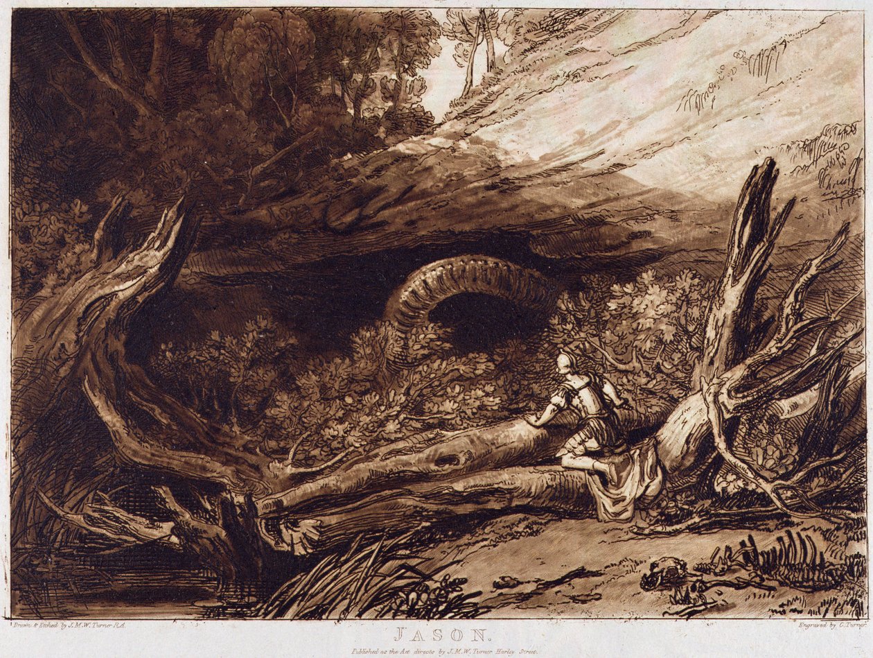 Giasone, inciso da Charles Turner (1773-1857) da Joseph Mallord William Turner