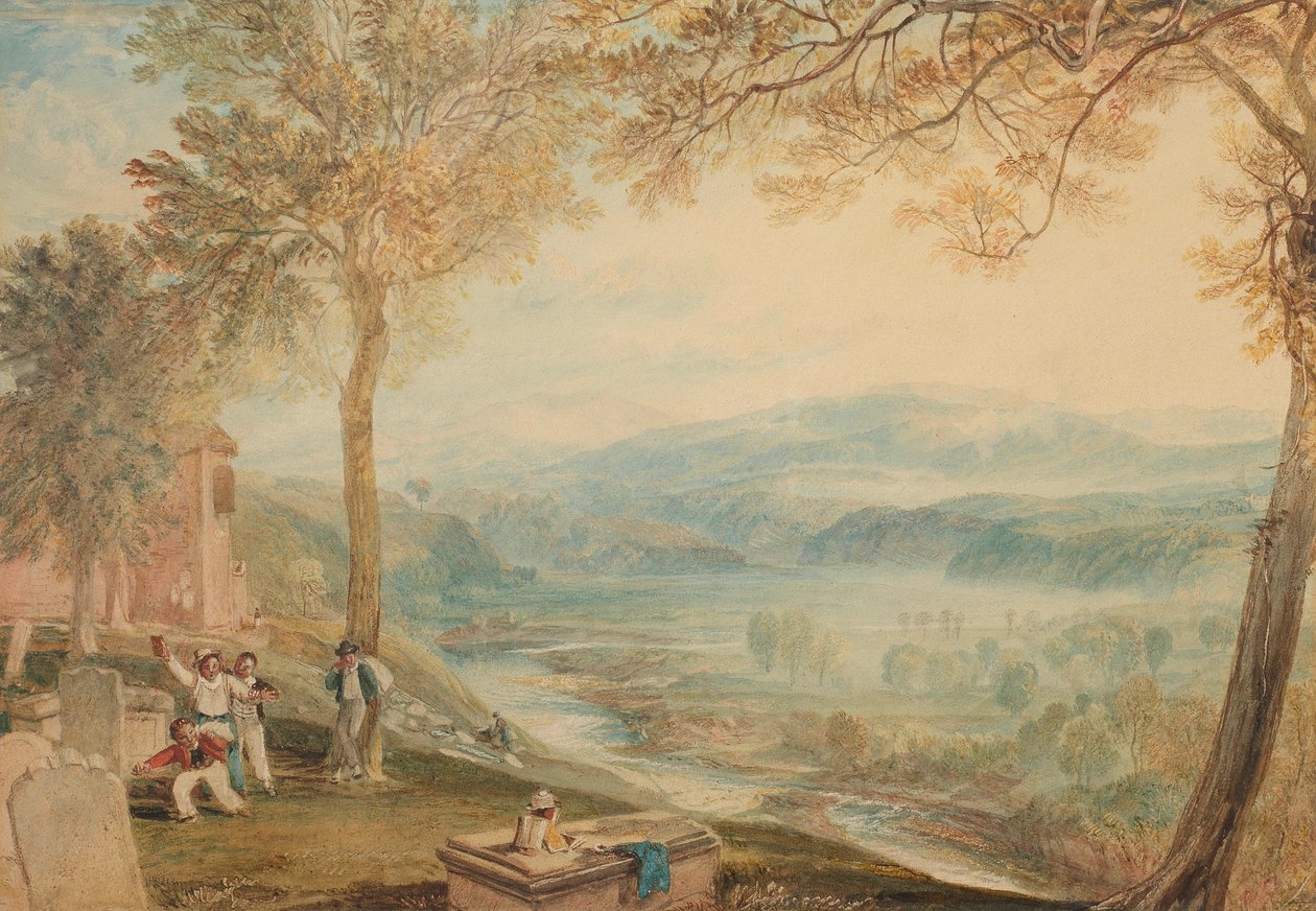 Cimitero della chiesa di Kirkby Lonsdale da Joseph Mallord William Turner