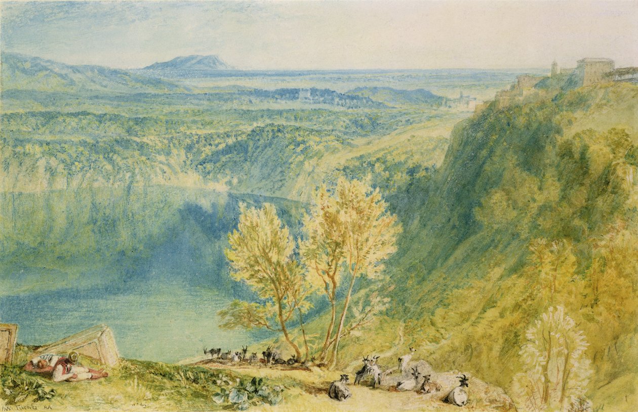 Lago di Nemi da Joseph Mallord William Turner