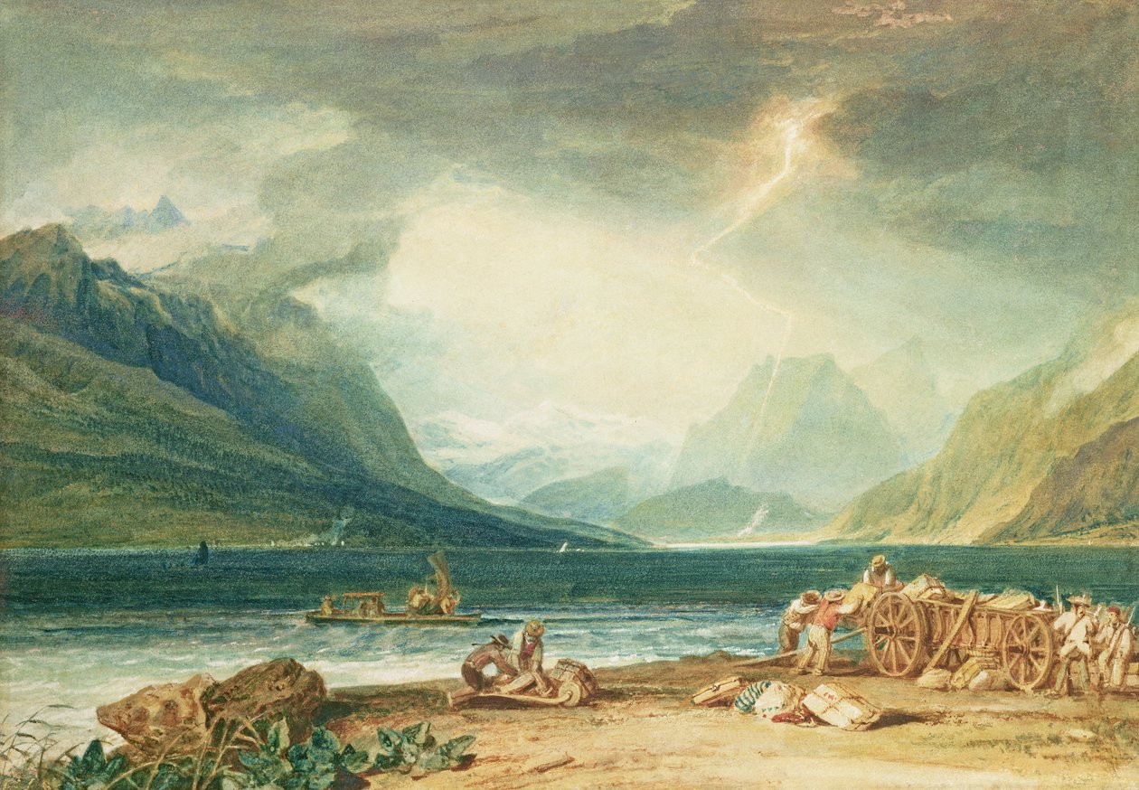 Lago di Thun da Joseph Mallord William Turner