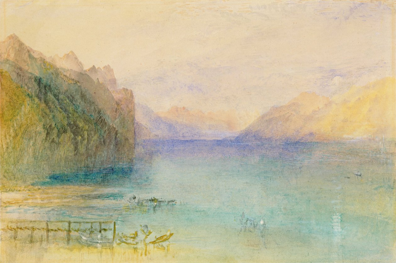 Lago di Thun da Joseph Mallord William Turner