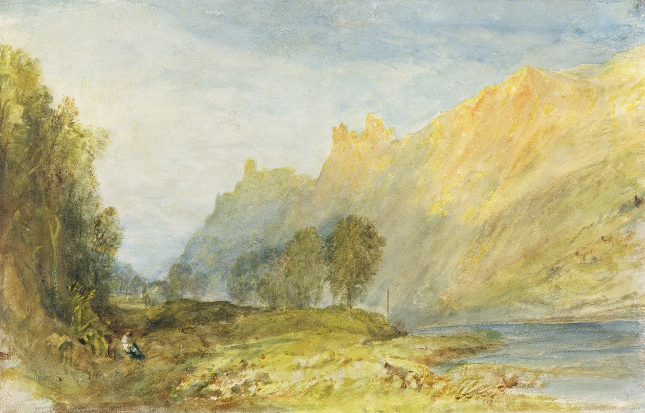 No.1520 Bruderburgen sul Reno, 1817 da Joseph Mallord William Turner