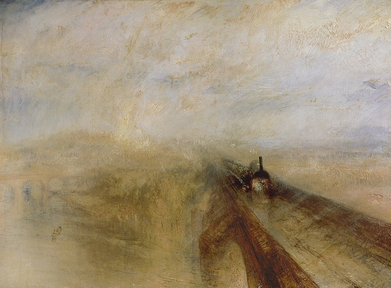 Pioggia, vapore e velocità, la Grande Ferrovia Occidentale da Joseph Mallord William Turner