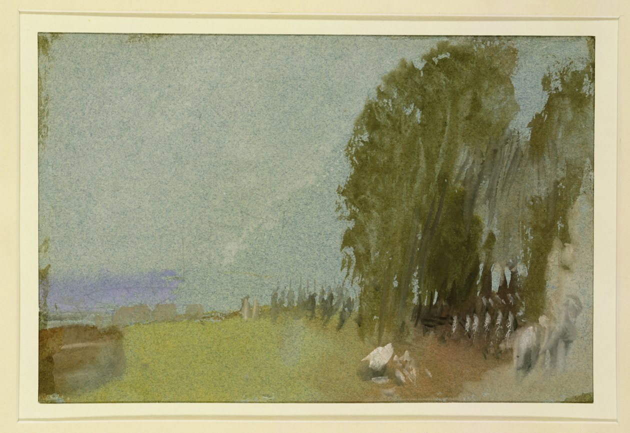 Mietitori sopra la Senna a St. Cloud da Joseph Mallord William Turner